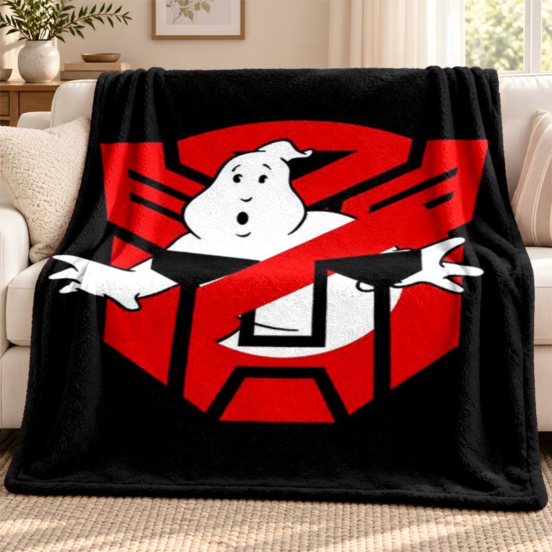 Ghostbusters blanket Flannel Blanket Soft Cozy Plush Throw for Sofa Bed Lightweight Home Decoration Outdoor camping