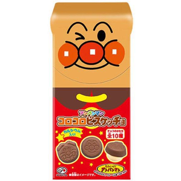 Fujiwara family Anpanman Kororo Bisquecho 34g Chocolate