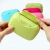 S/L Sizes Portable Travel Soap Box Bathroom Home Plastic Soap Holder Soap-Boxes with Cover Candy Color BXFZH02
