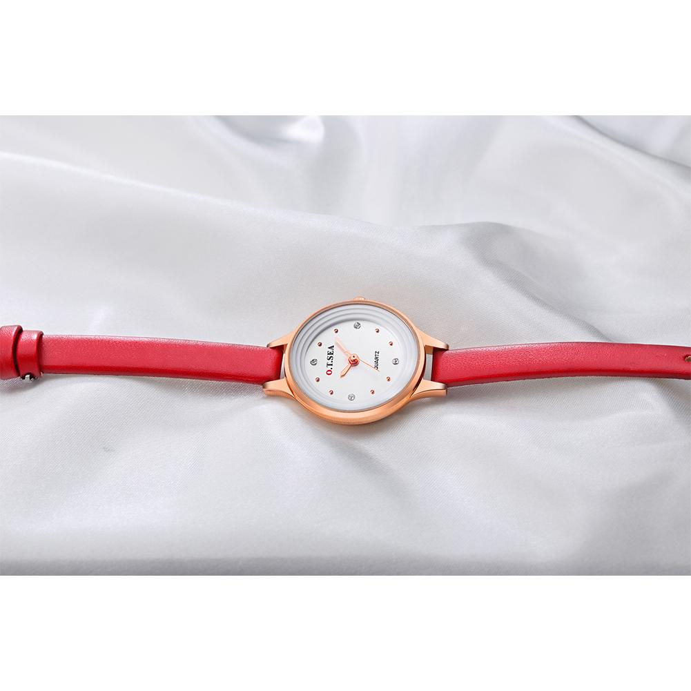 Leather Watches Women Ladies Crystal Dress Quartz Wristwatches Female Clock Gifts