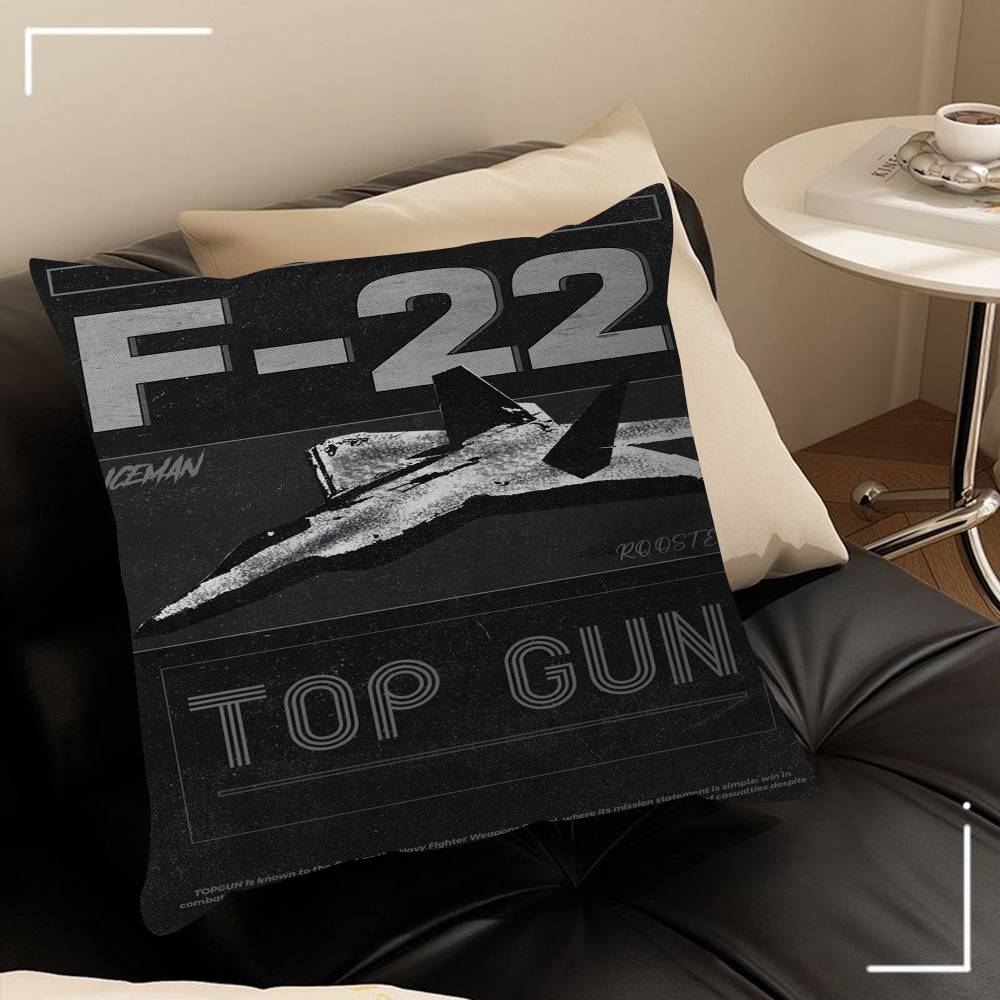 Classic Movie TV Series Top Gun Simple Personalized Picture Text Home Decorative Pillows Household Gifts 45x45cm