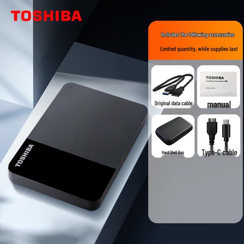 Toshiba Canvio Ready B3 Dual-Tone Portable External Hard Drive 4TB