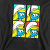 Die Schlümpfe Unisex Erwachsenen Fliesen Hoodie