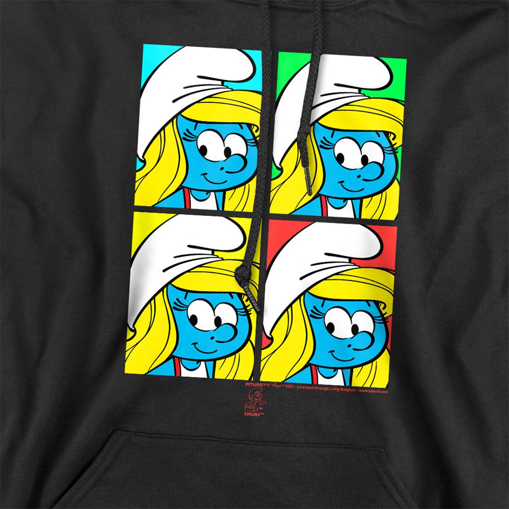 Die Schlümpfe Unisex Erwachsenen Fliesen Hoodie