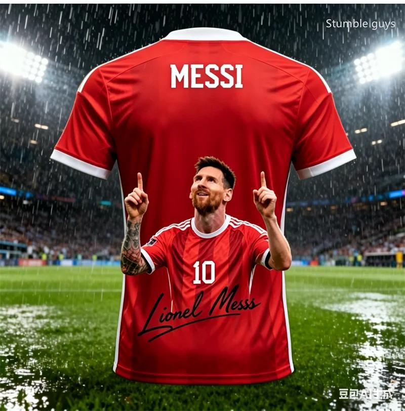 Kids Boys Summer Men Messi Football Short Sleeve T-shirt Casual Sports Jersey Street Tee Daily Training Wear