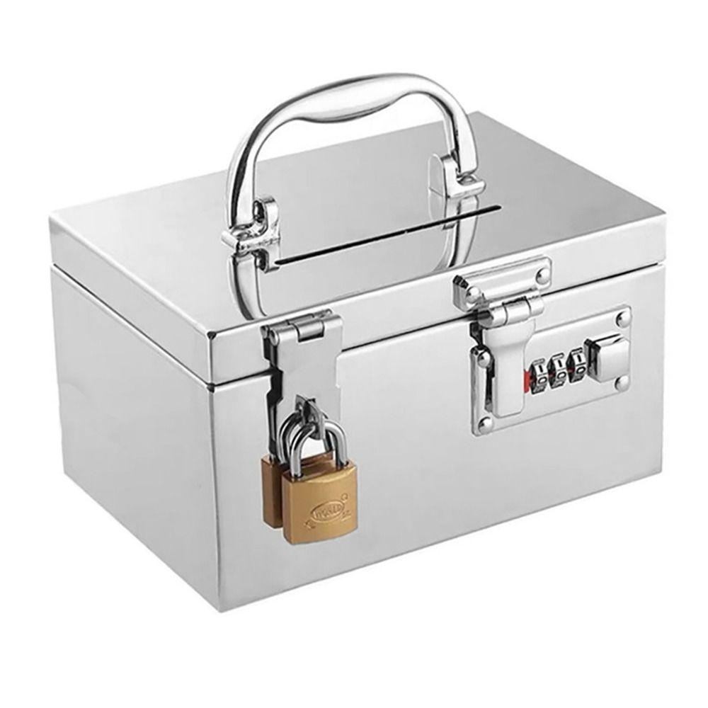 Combination Lock/Padlock Bank Password Lock-Box Financial Security Register Bill Box Cash Box Shop