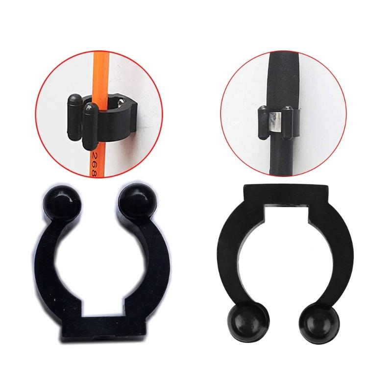 40Pcs Fishing Rod Rack Billiards Cue Locating Clip Holder Fishing Rod Clips Storage Organizers Display Holder
