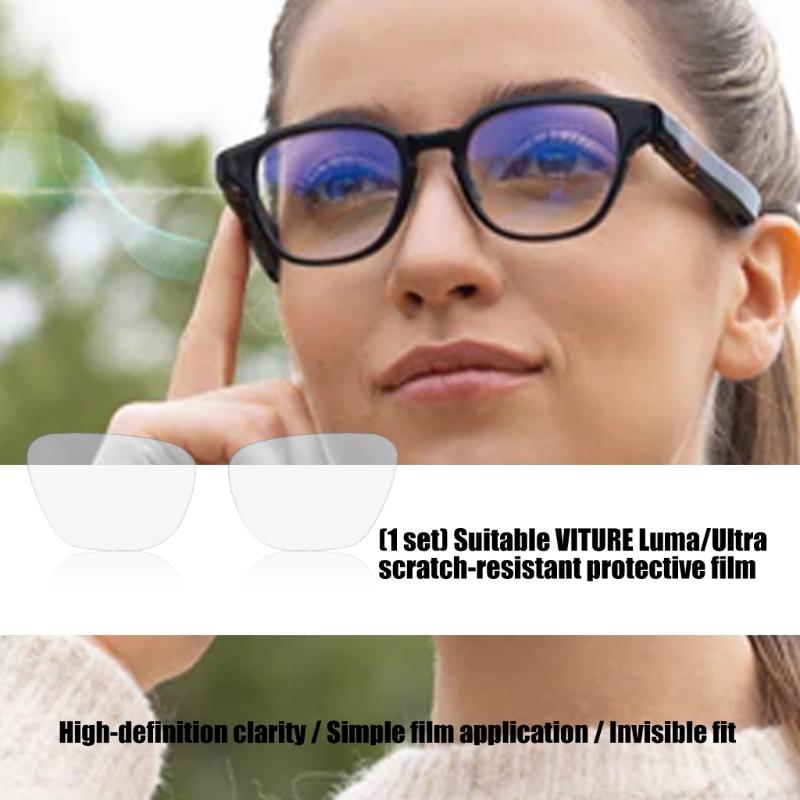 Scratch Resistant Protective Cover for Luma/Ultra AR VR Headsets BubbleFree Design TPU Film