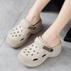 Fashion Women's Chunky Platform Clogs Thick Bottom Eva Wedge Sandals for Women 2025 Summer Non Slip Beach Slides Breathable Garden Shoes