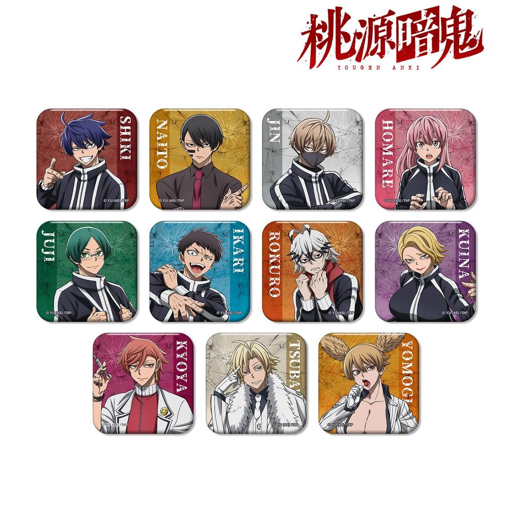 Togen Anki Trading Square Badges Box of 11