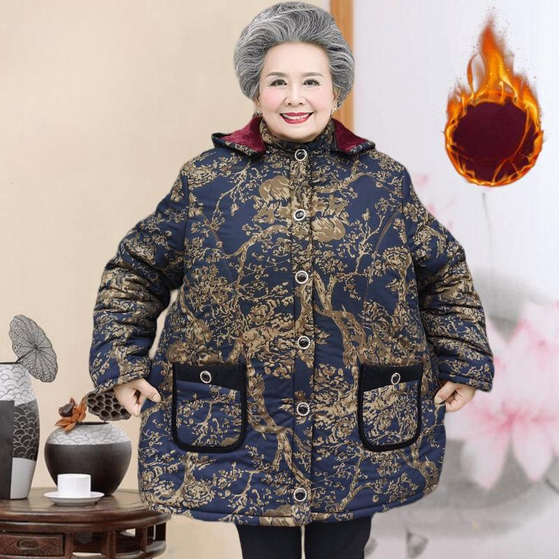 Plus Samt Baumwollgepolsterte Jacke Damen Plus Fett Plus Größe Jacke Winter Leichte Baumwollgepolsterte Jacke