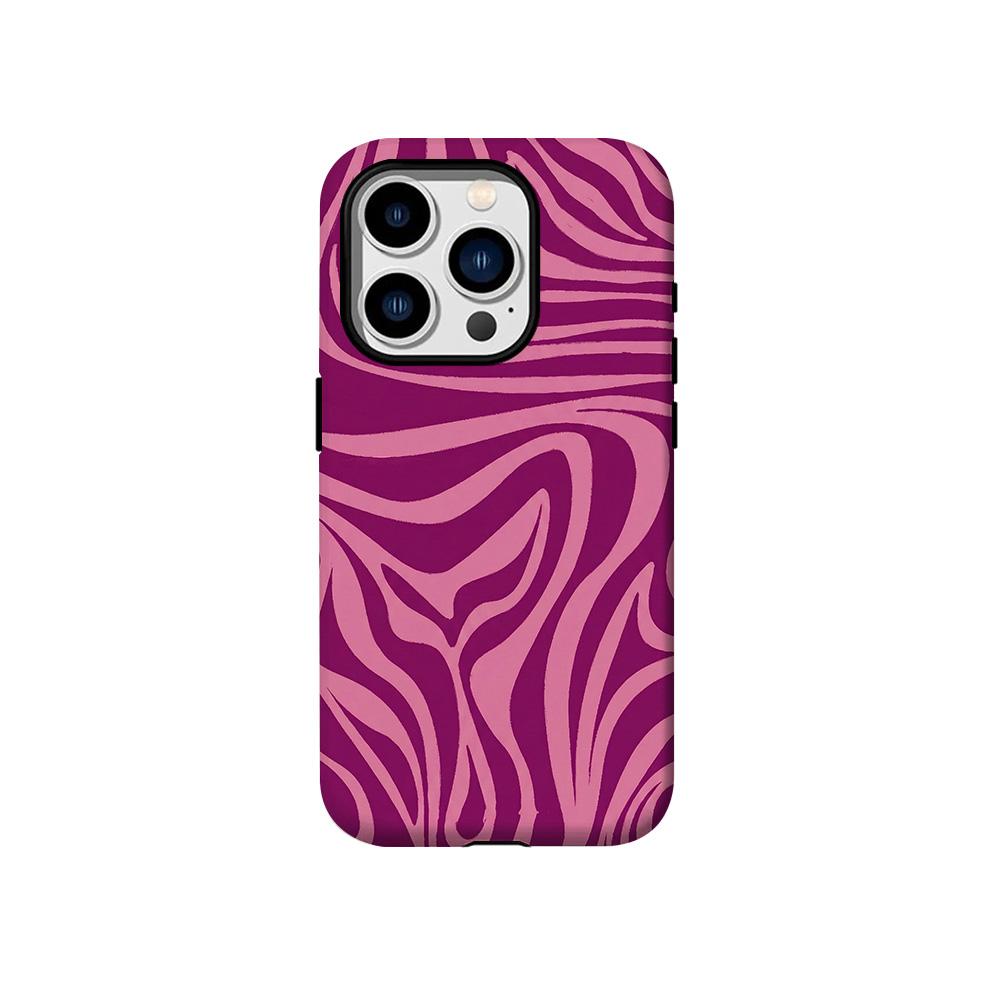 

ins Phone Case for iPhone 17 16 15 14 13 12 11 Air Pro Max Plus Luxury Clmj Colorful Wave Pattern Double-layer Back Cover iPhone 16 Plus