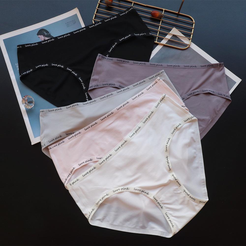 Przewiewne Majtki Cienkie Damskie Klejące Bezszwowa Bielizna Damskie Majtki z Niskim Stanem Styl Jednoczęściowy