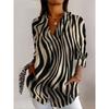 Women's Shirts Graphic Geometric Stylish Casual Long Sleeved Shirt Collar Regular Tops Daily Going Out Buttons Women's Clothing