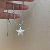 Star Pendant Necklace Star Neck Jewelry Alloy Texture Star Necklaces for Daily