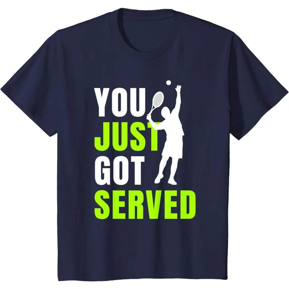 Tennis Player Funny Quote Tshirt Sporty Mens Womens T-Shirt Tennis Player Vintage Streetwear Short Sleeve Birthday Gifts