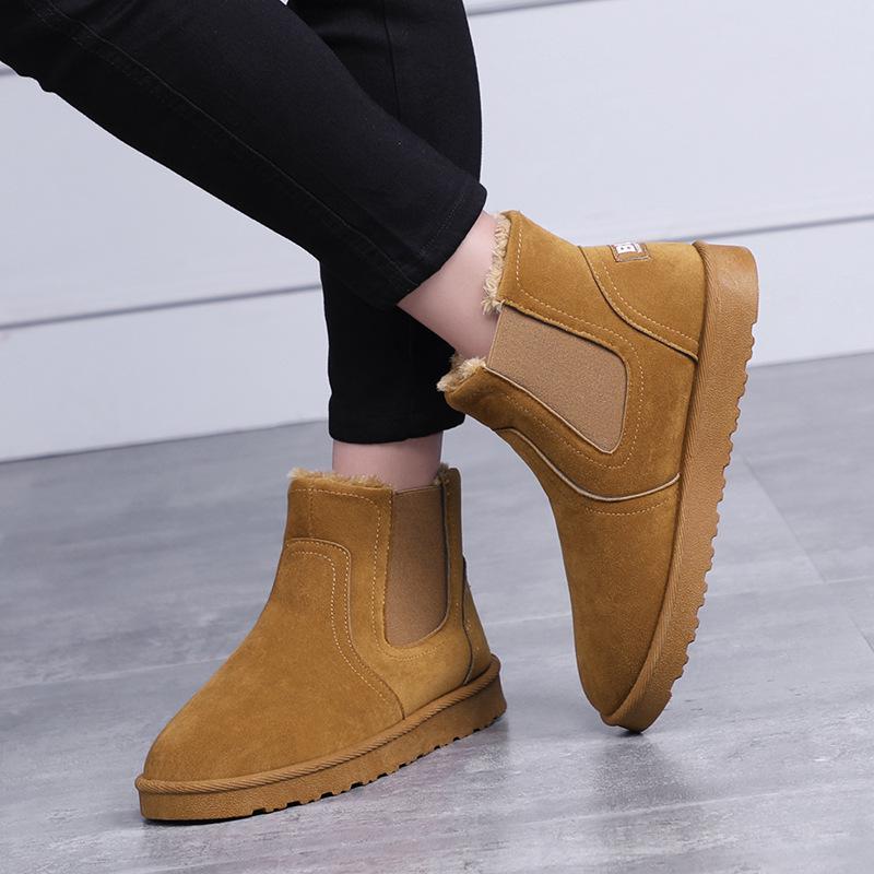 Chelsea Boots Men Shoes Ankle Boots Men Cow Suede Leather Boots For Men Trendy Autumn Shoes Bota Masculina 2019