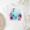 K-pop Demon Hunter Children's Cotton T-shirt for Girls - Sports Shirt - 2026 New Summer Short-Sleeved Casual Top - A-Z Letters