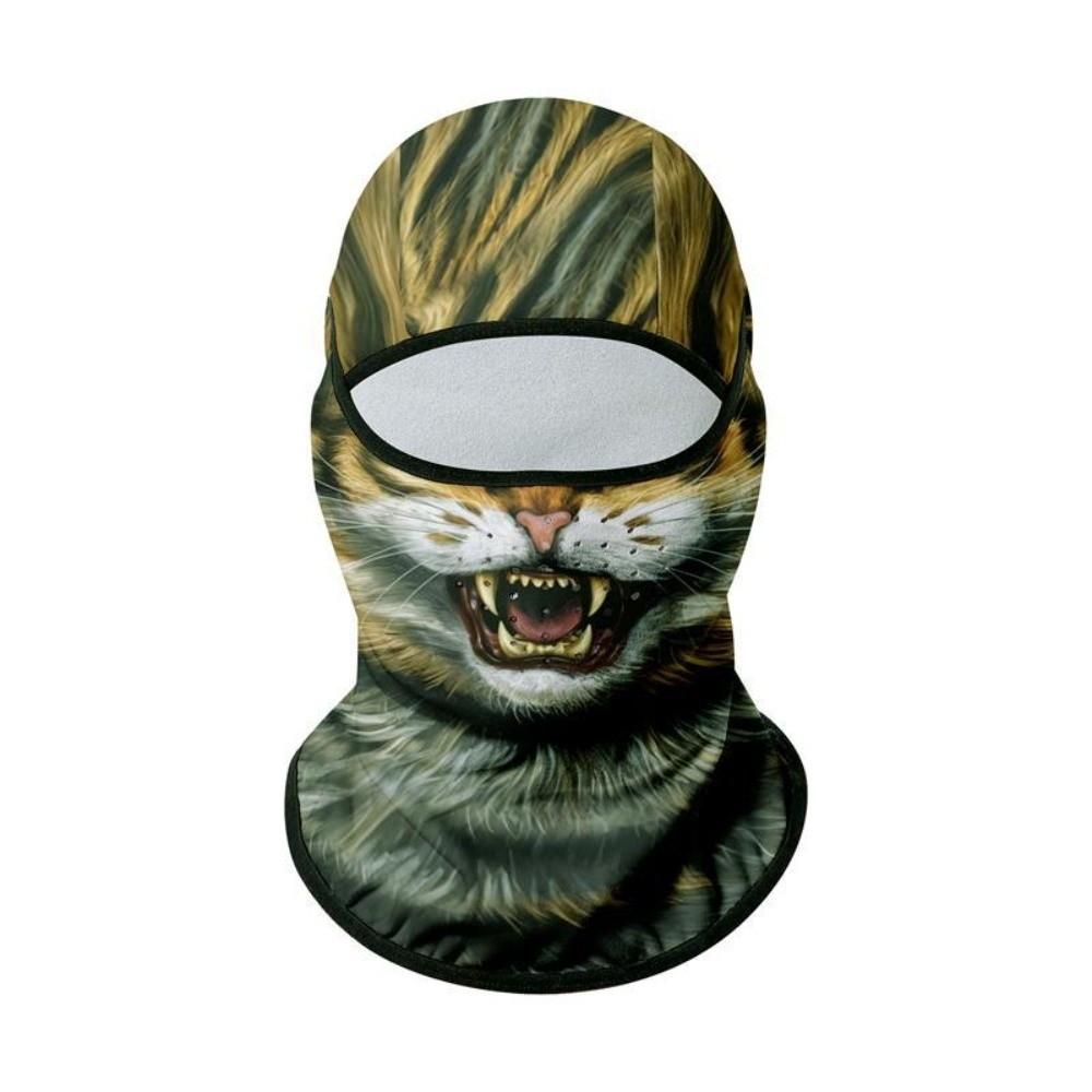 Fleece gefütterte Tiermaske Winddichte Tierkopfbedeckung Tier-Nackenschutz Skifahren