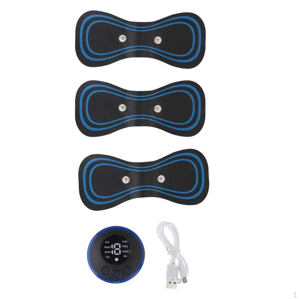 Massage Patch 8 Modes 19 Levels Gifts Mini Device for Neck Foot Back