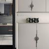 Easy To Install Zinc Alloy Useful Half Round Anti-deformed Door Knob Drawer Handle