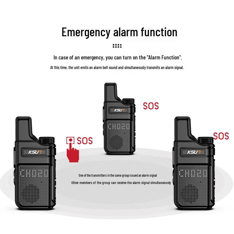 KSUN TFSI Kompakt Walkie-Talkie (CN-version)