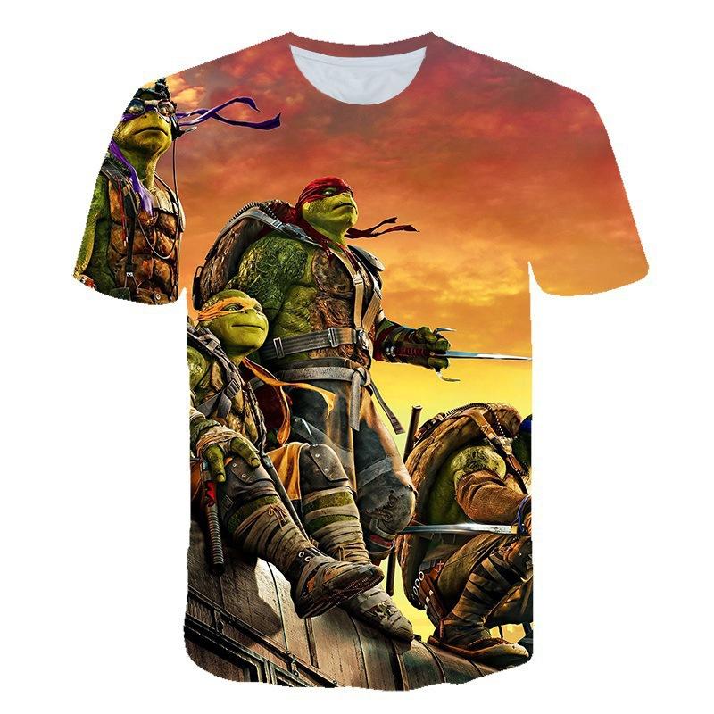 Cartoon Printing Children s Casual Short Sleeve Fashion Casual T-Shirts Boys 170