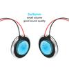 Uxcell 2Pcs 2W 8 Ohm Small Speaker Metal Shell Round Internal Micro Magnet Mini Speaker with 60mm Terminal Wire for DVD EVD Multimedia Mobile Portable
