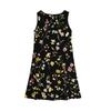 Girl Summer Dress Sleeveless Printed Color Casual Dress