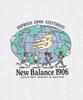 Nyuballanseu Nbneg21513 / Uni Nb Friends Earth Graphic Short Sleeve T-Shirt (Light Gray)