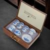 Jingdezhen Hand-painted Blue and White Ceramic Kung Fu Tea Set