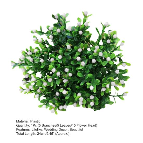 Artificial Plant Vivid Realistic Appearance Photo Props Home Decoration Fake Greenery Grass for Living Room