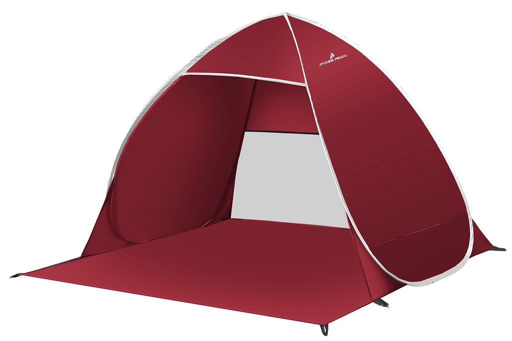 PYKES PEAK Kids Sunshade Out In an Simple Tent POP UP TENT Available In 5 Colors Pegs and Carry Bag Included Pop-up Tent, Tent, [Spreads