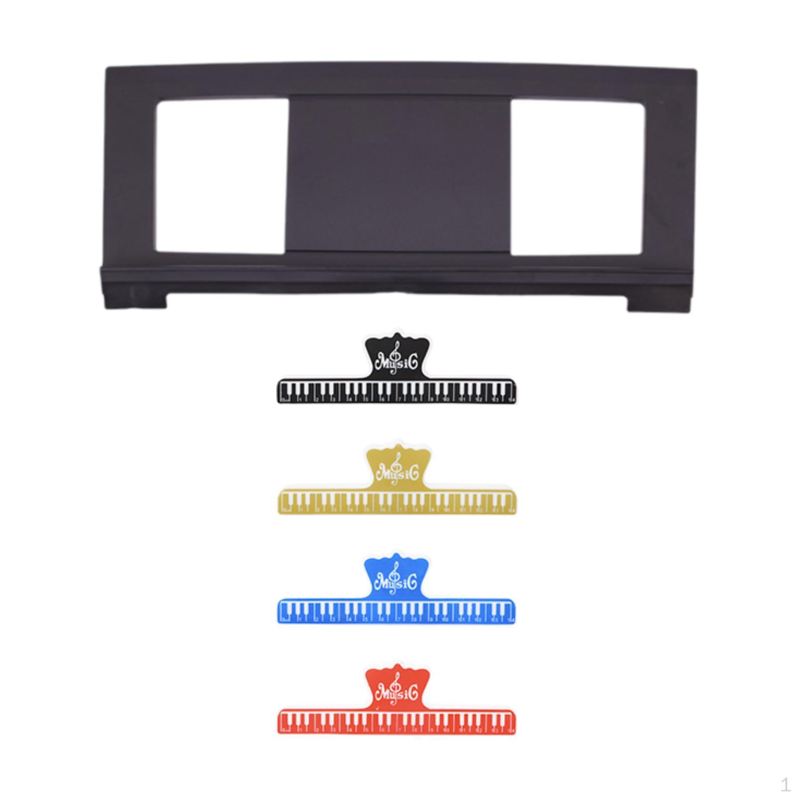 

Підставка для електронних клавішних, підставка для нот, із затискачами, портативний тримач для партитур