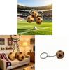 Wooden Soccer Keychain With Creative Design For Gift And Party Favors