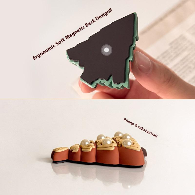 Diy Christmas Fridge Magnet Decorative Tree Strong Suction Soft Magnetic Christmas Eve 3D Stereoscopic Magnetic Cartoon Stickers