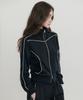 Ssin And Lee (W) Nuage Lounge Jersey Jacket Black