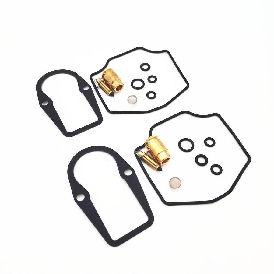 2 Carburetor Rebuild Kits For Yamaha XVS650 V-Star 1998-2016 – Includes Float, Gaskets & Parts