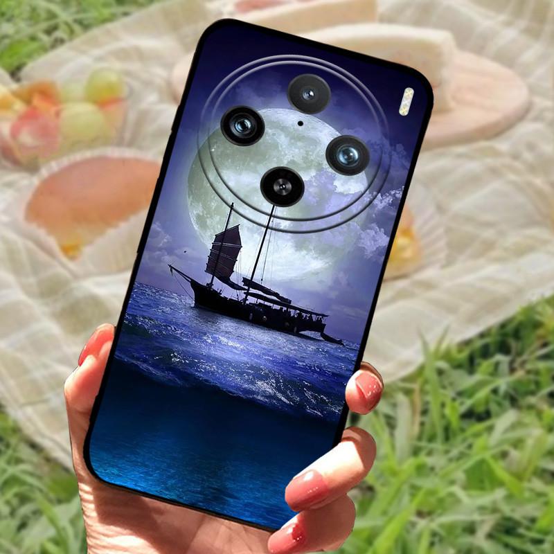 Etui do vivo X100 Pro Pokrowiec do vivo X100 Silikonowe Miękkie Marmurowe Czarne Zderzak Funda Coque dla vivo X100Pro X 100 Ochronna Obudowa