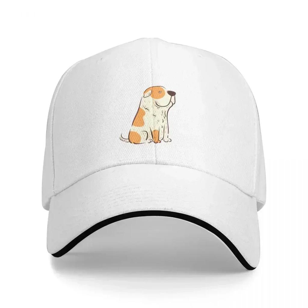 Dog Waiting For Pizza Baseball Cap Luxury Caps Derby Hat Hip Hop Designer Adjustable Hats Man Women's