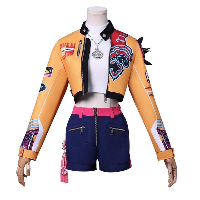 KPop Rumi Zoey Mira Cosplay Costume Women Halloween Carnival Party Role Playing Dress Outfits