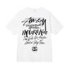 Grenzüberschreitende europäische und amerikanische Trendmarken, eine Vielzahl bedruckter Herren- und Damen-Kurzarm-T-Shirts, 220 Gramm lockere Streetwear-T-Shirts