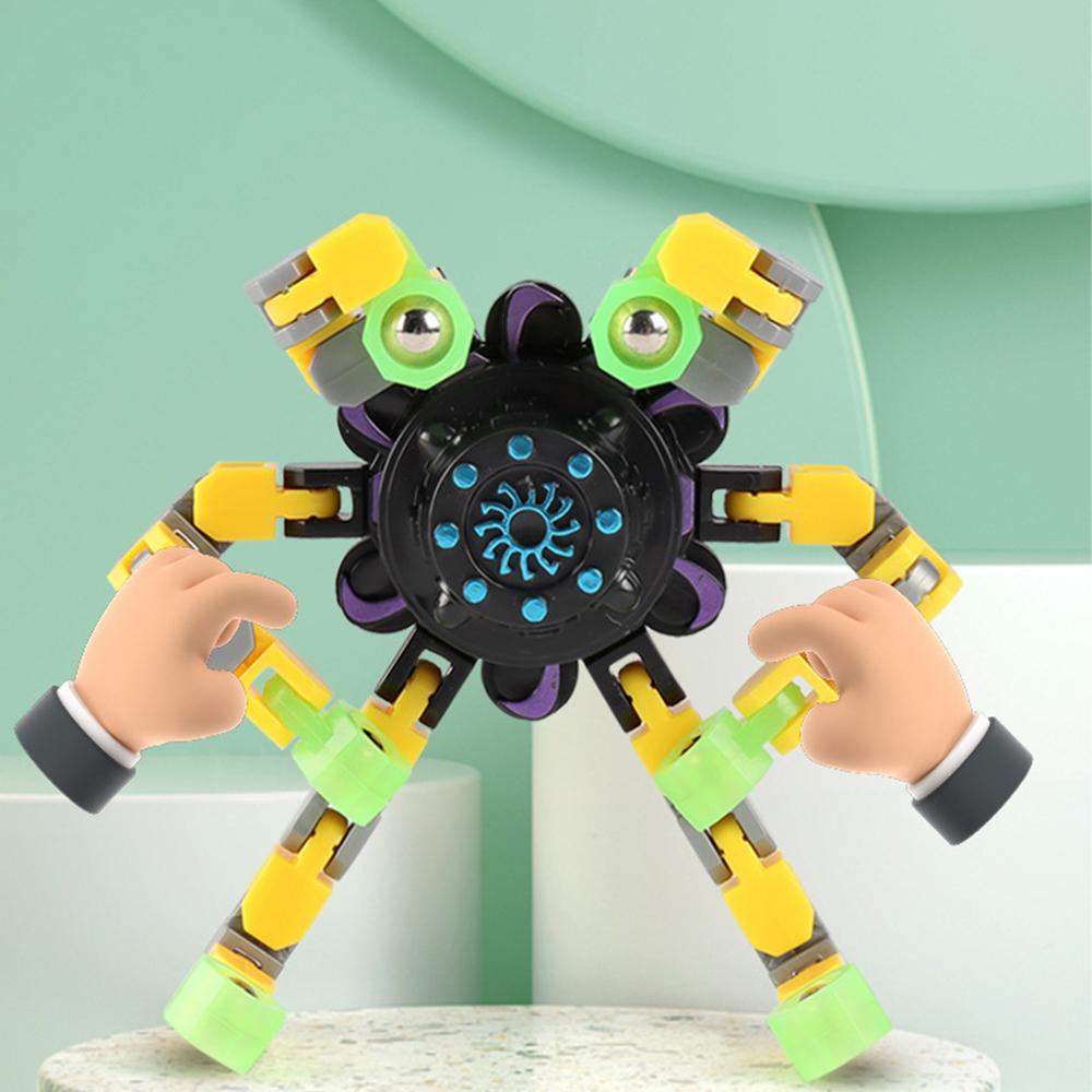 Verformte Fidget Spinner Ketten Spielzeuge Für Kinder Antistress Hand Spinner Vent Spielzeug Erwachsenen Stressabbau Fidget Sensorischer Kreisel Geschenk