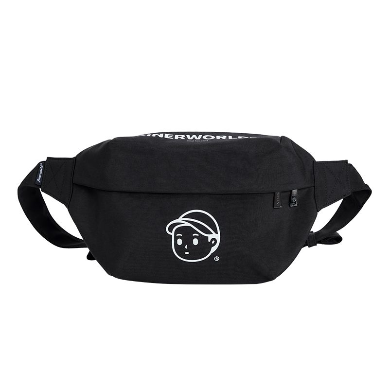 

Finerworld Trendy Men and Women Casual Couple s Belt Bag Texture Black
