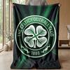 Coperta Morbida in Pile Flanella Celtic FC Leggera Accogliente Calda Coperta da Lancio per Divano Letto Decorazione Casa