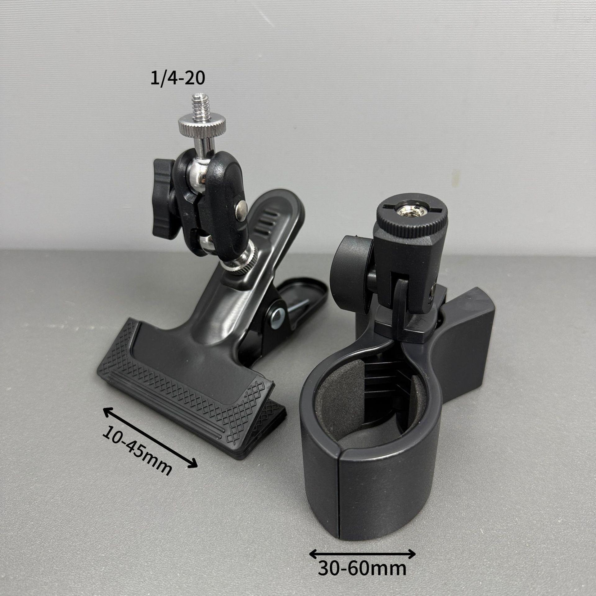 

360° Rotating Metal Desktop Microphone Stand with Strong Clamp