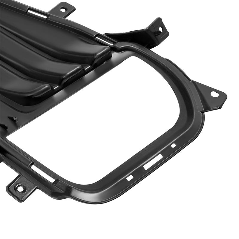 A16P-Chrome Front Bumper Fog Light Lamp Cover Bezel For Ford Edge SEL ST Titanium -2024