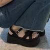 Fashion Women's Sandals Summer 2025 Chunky Heels For Woman Platform Sandals Korean Reviews Many Shoes White Small Heels Sandals Ladies