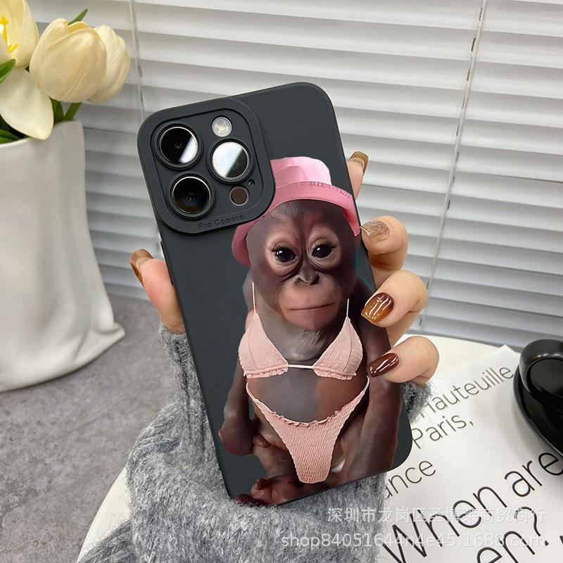Sexy Monkey for iPhone 15 Case Iphone12promax Case 14/13/11/XSMAX Pupil Eye 16
