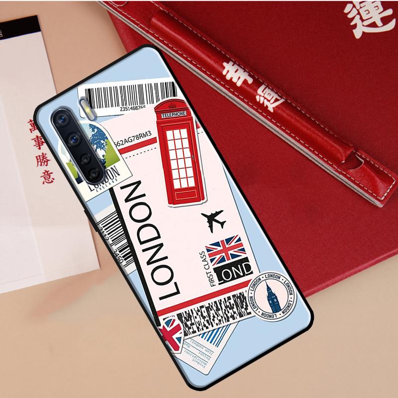 

BOARDING PASS New York Case For Oppo A94 A18 A74 A57 A17 A77 A38 A58 A78 A98 A54 A80 A60 A40 A96 A76 A16 A15 A5 Pro OPPO A5 Pro 5G